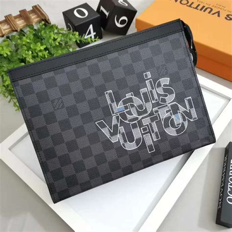 lv mini pochette damier|Pochette Voyage MM Damier Graphite Canvas .